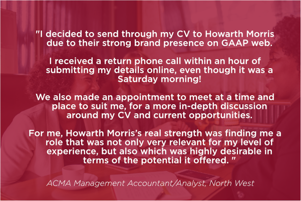 ACMA Management Accountant/Analyst
